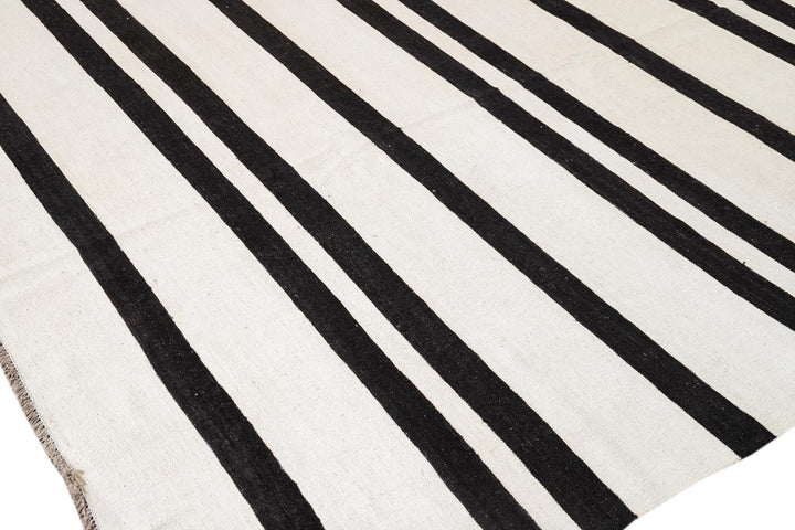 Modern Kilim Oversize Wool Rug 14 X 18