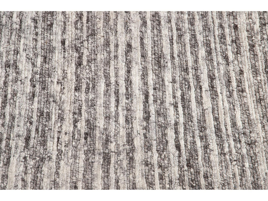 Contemporary Textured Loop Wool Rug 12 X 15