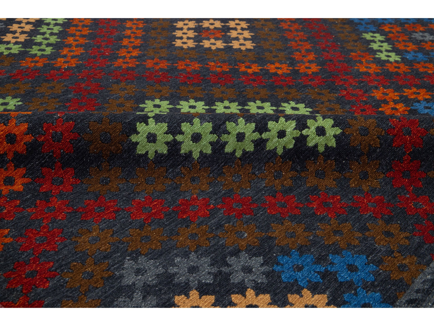 Modern Soumak Wool Rug 9 X 12