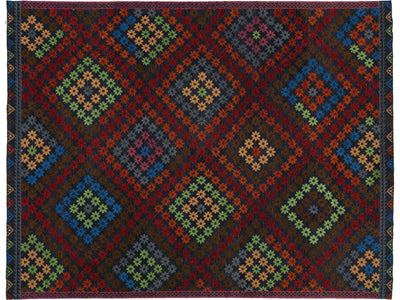 Modern Soumak Wool Rug 9 X 12