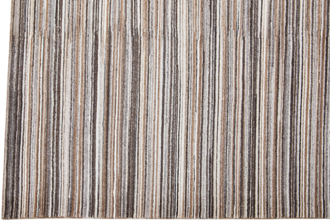Modern Bamboo & Silk Rug 8 X 10