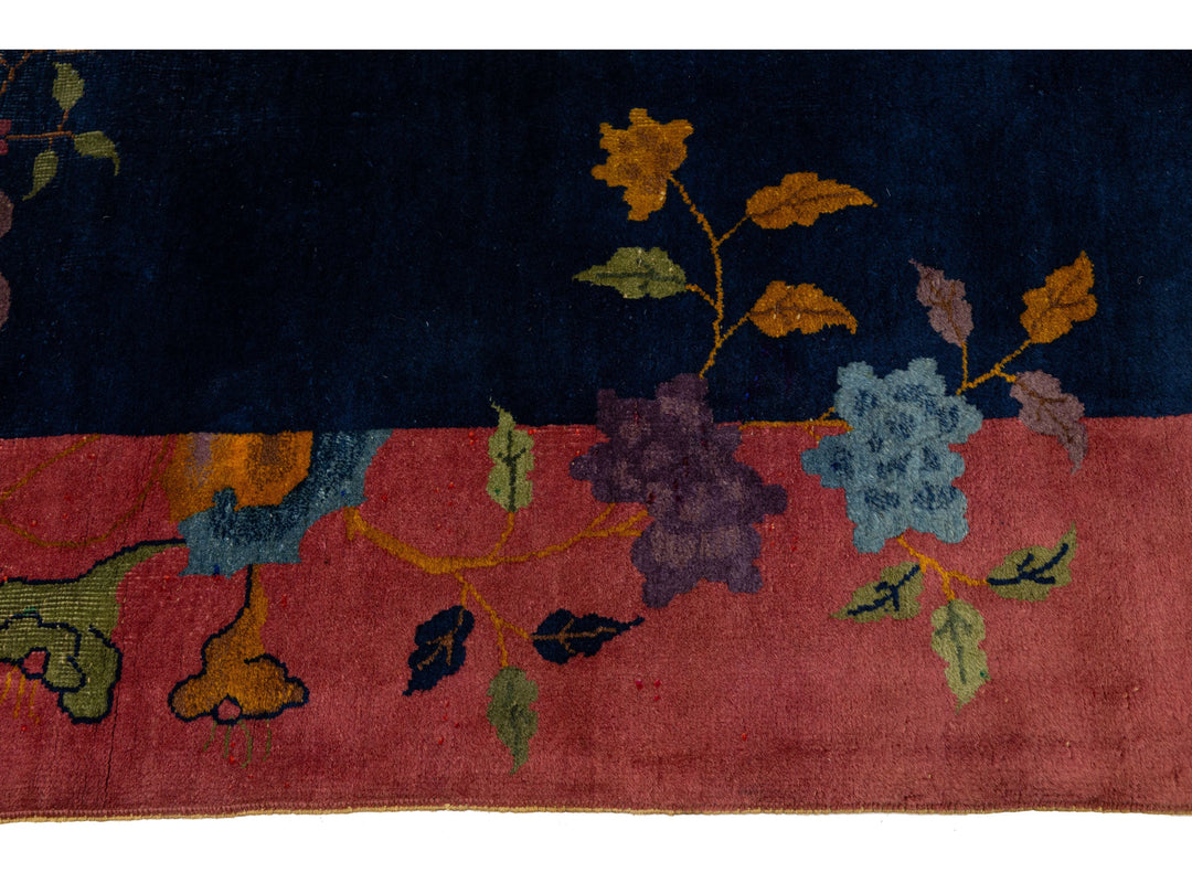 Antique Art Deco Chinese Rug 9 X 12