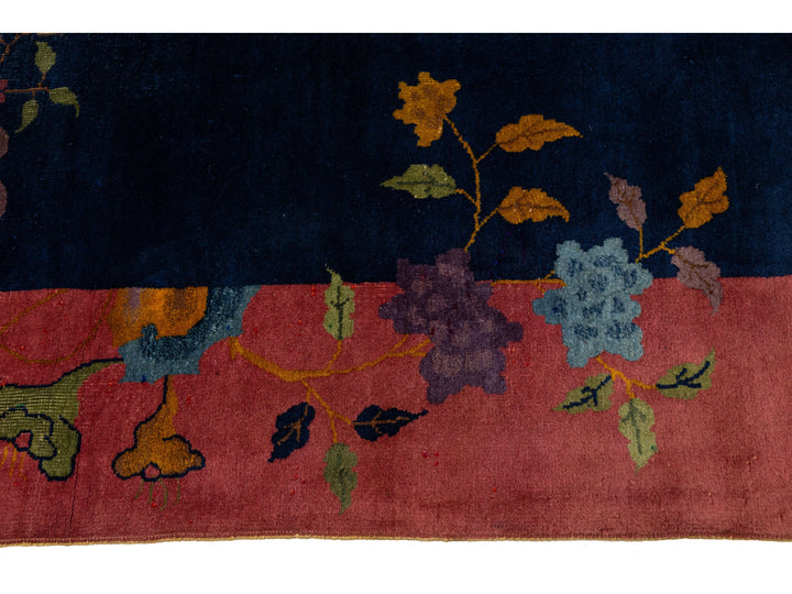 Antique Art Deco Chinese Rug 9 X 12