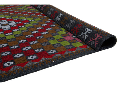 Modern Soumak Wool Rug 9 X 12