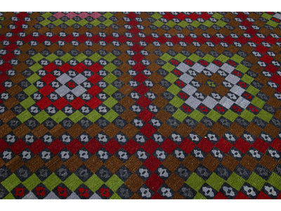 Modern Soumak Wool Rug 9 X 12