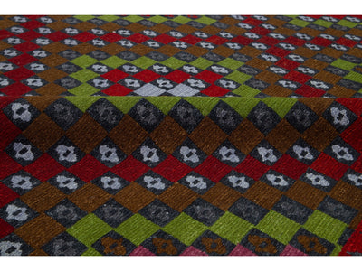 Modern Soumak Wool Rug 9 X 12