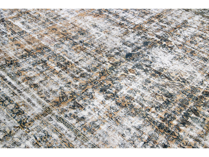 Vintage Distressed Wool Rug 10 X 16