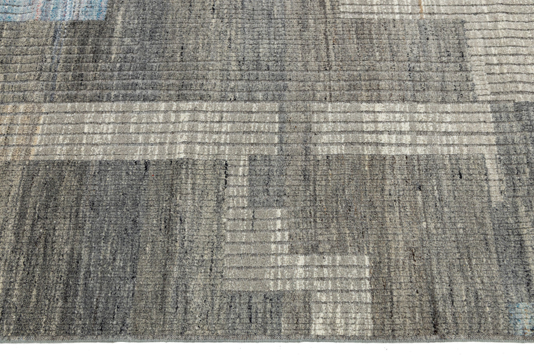 Modern Moroccan Wool Rug 9 X 12