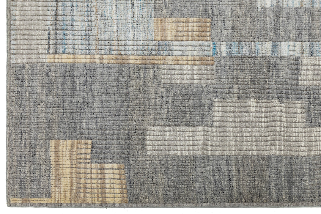 Modern Moroccan Wool Rug 9 X 12