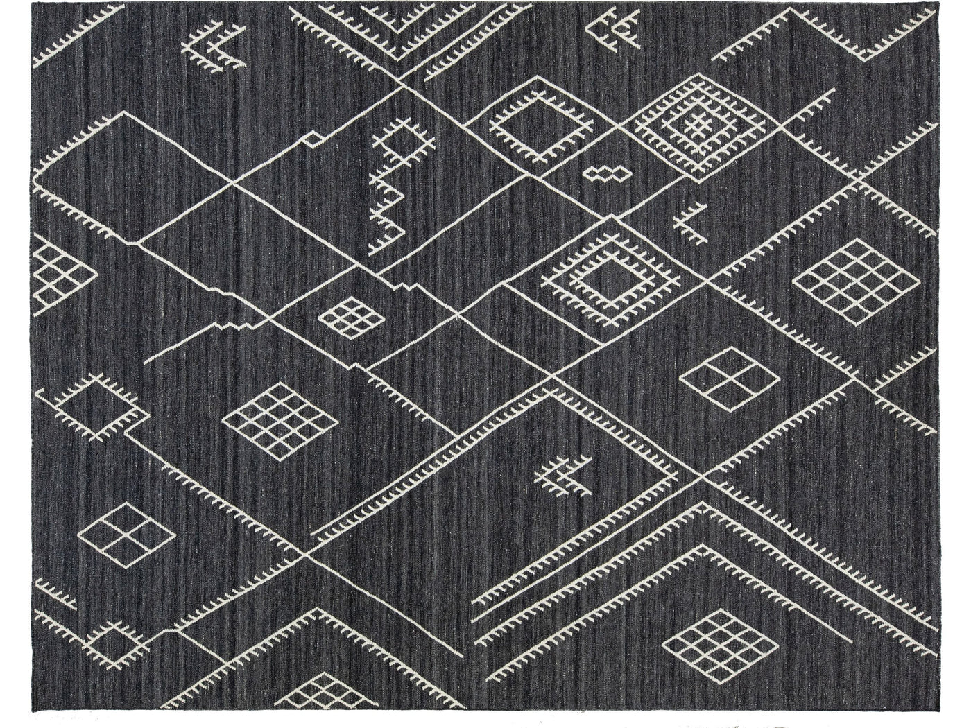 Modern Nantucket Collection Wool Rug 9 X 12