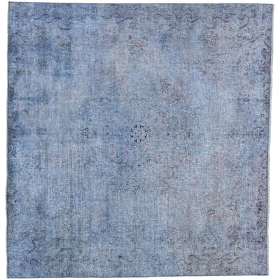 Vintage Overdyed Square Wool Rug 6 X 6