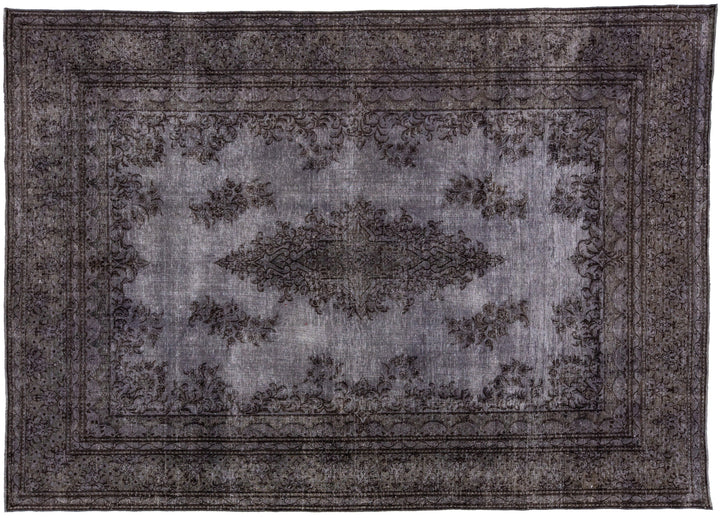 Vintage Overdyed Wool Rug 7 X 10