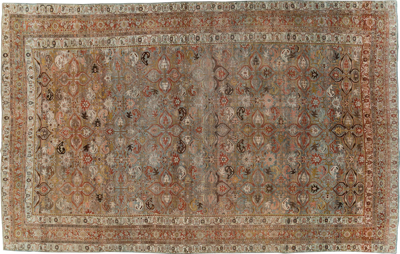 Antique Bidjar Wool Rug 11 X 17