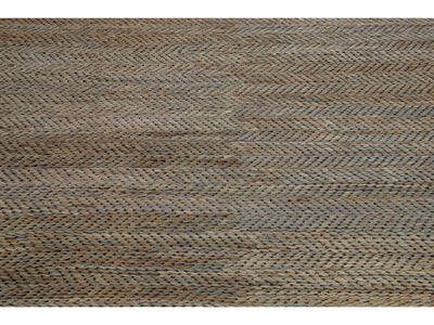 Modern Textured Wool Custom Rug 5 X 8