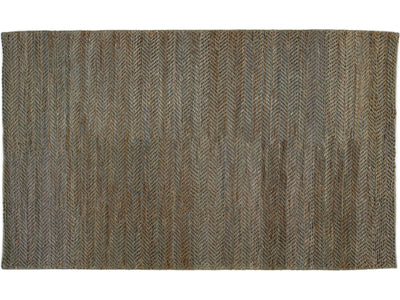 Modern Textured Wool Custom Rug 5 X 8