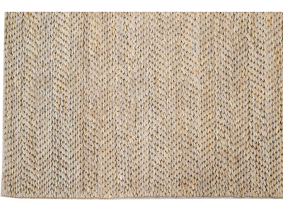 Modern Textured Wool Custom Rug 5 X 8