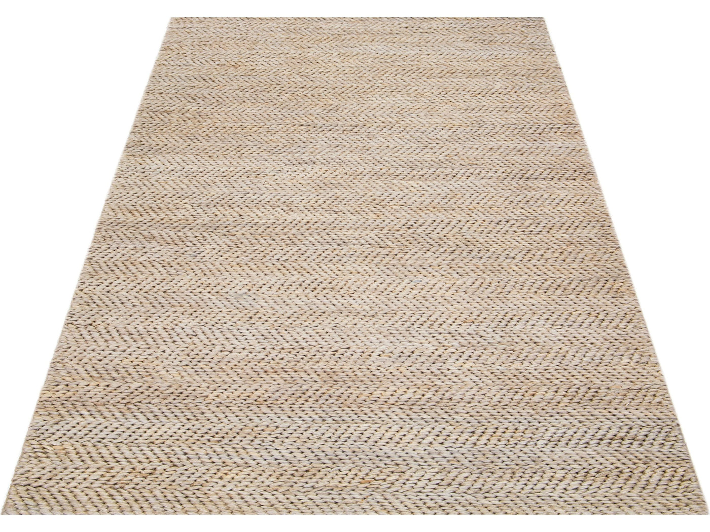 Modern Textured Wool Custom Rug 5 X 8