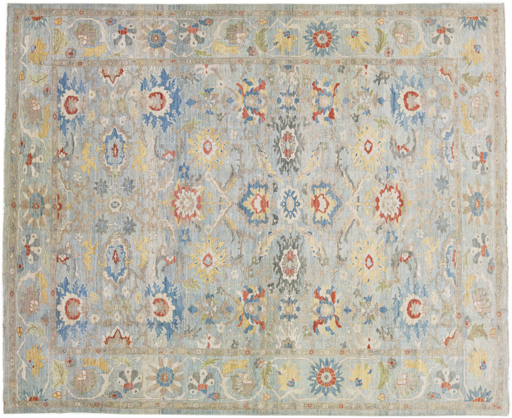 Modern Sultanabad Wool Rug 14 X 16