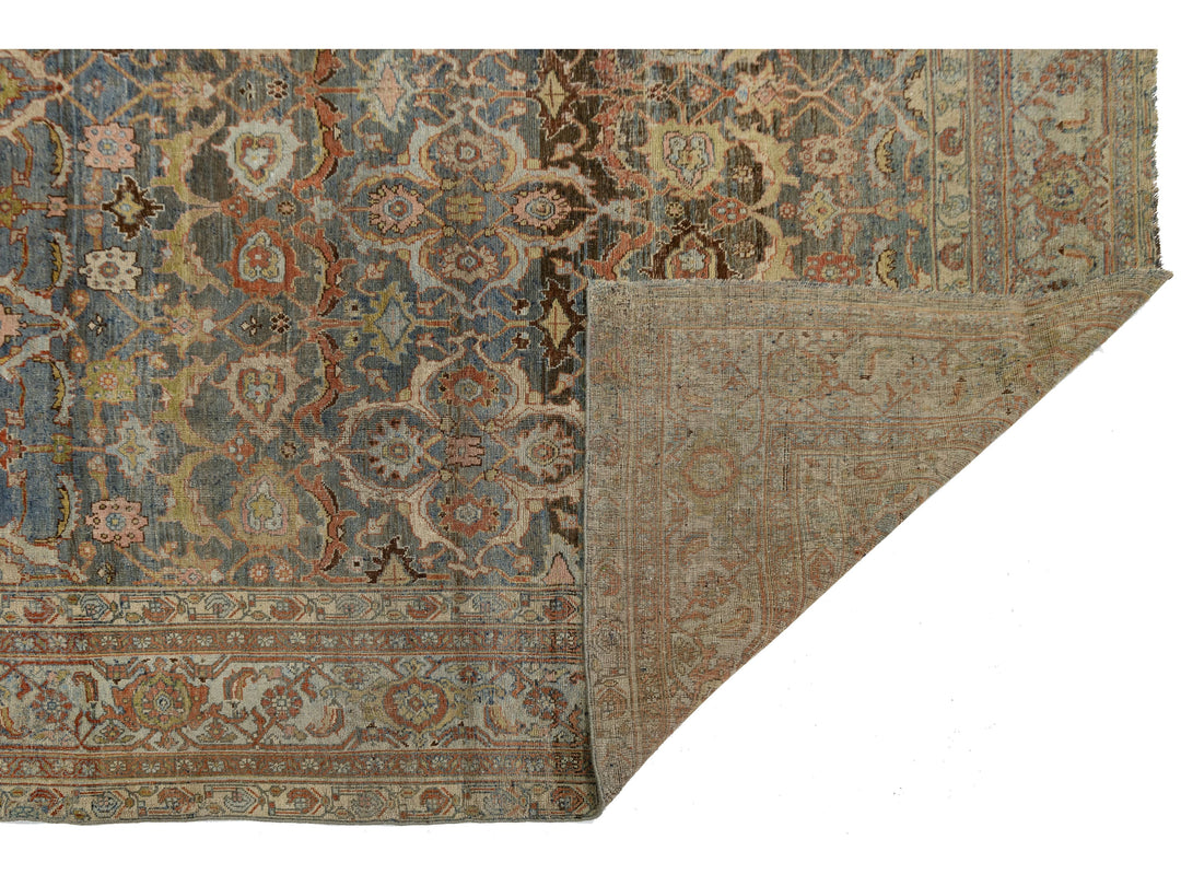 Antique Bidjar Wool Rug 11 x 18