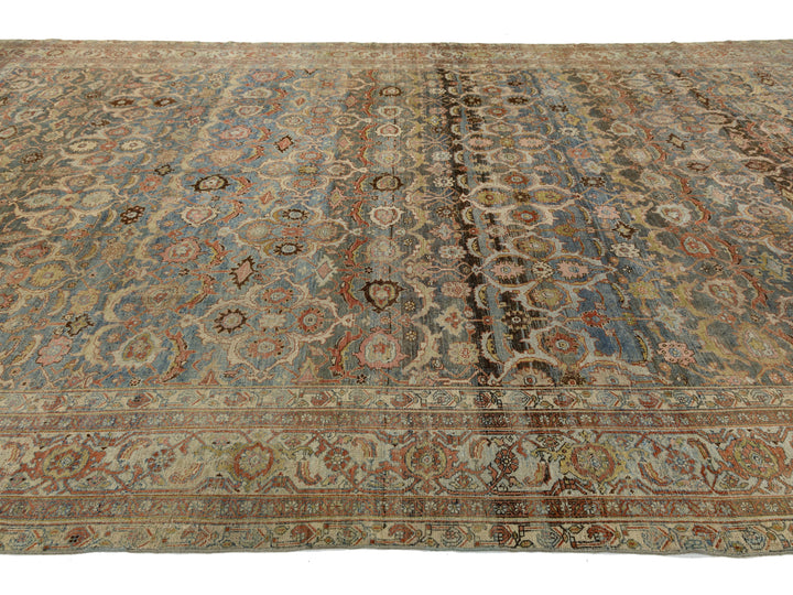 Antique Bidjar Wool Rug 11 x 18