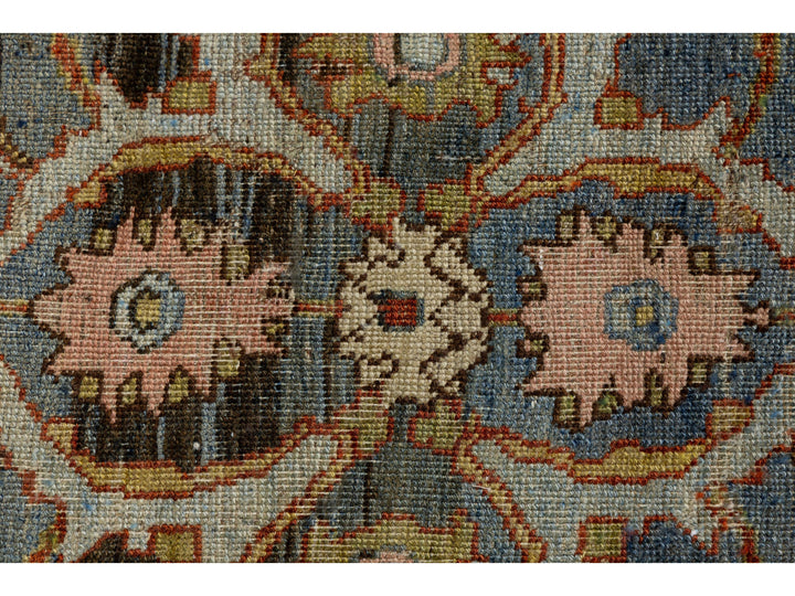 Antique Bidjar Wool Rug 11 x 18