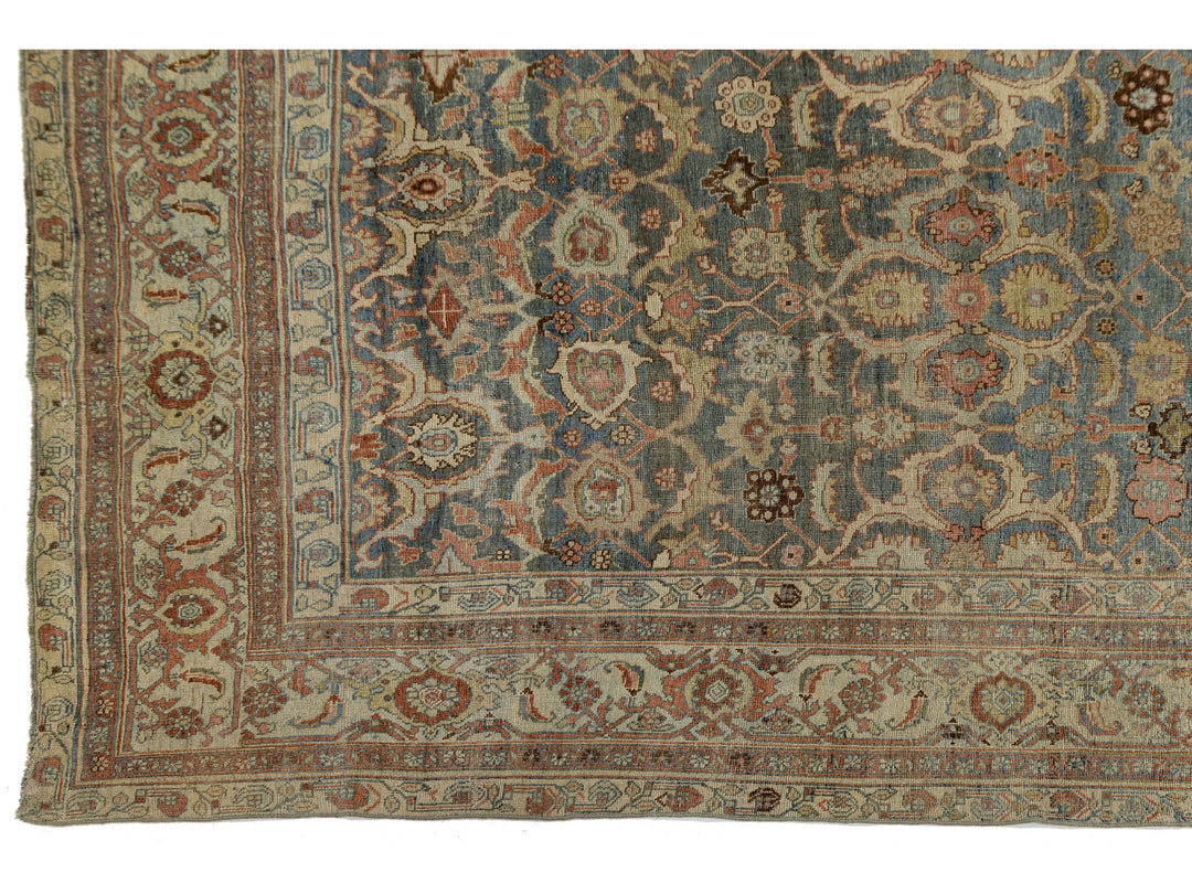 Antique Bidjar Wool Rug 11 x 18