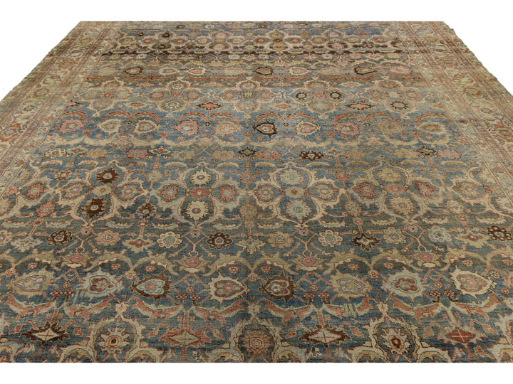 Antique Bidjar Wool Rug 11 x 18