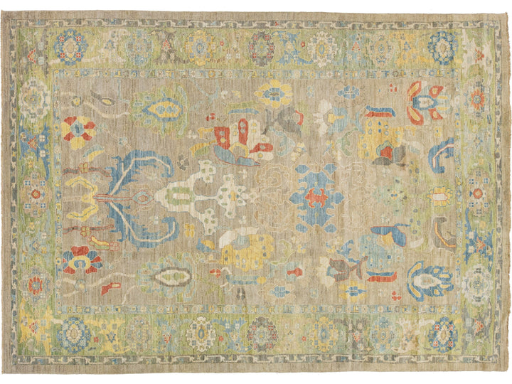 Modern Sultanabad Rug 9 X 13