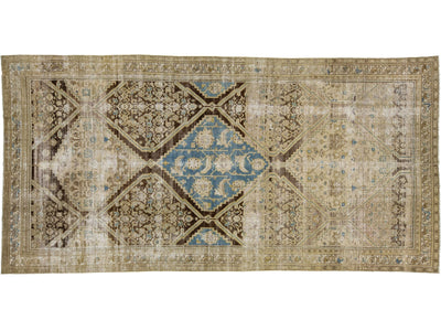 Antique Malayer Wool Rug 8 X 16