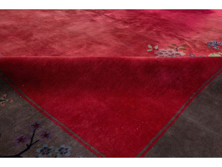 Antique Art Deco Chinese Rug 10 X 13