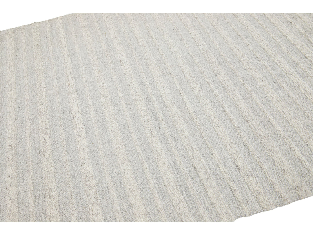 Modern Nantucket Collection Wool Rug 5 X 8