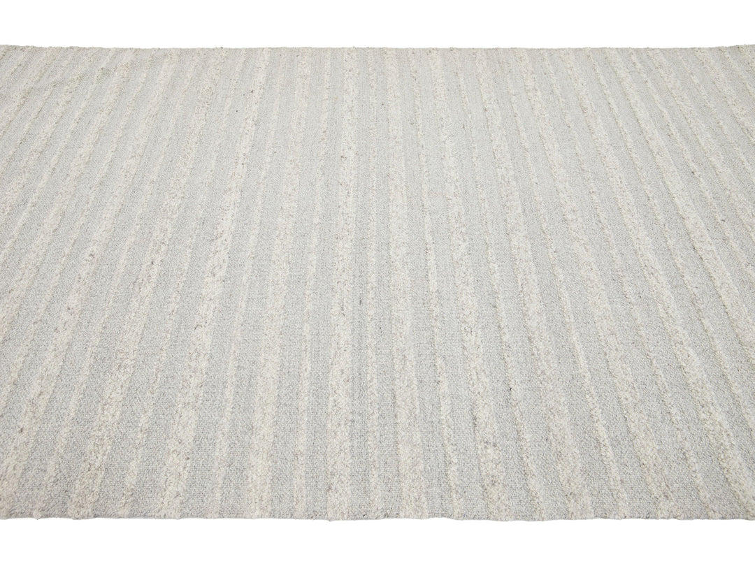 Modern Nantucket Collection Wool Rug 5 X 8