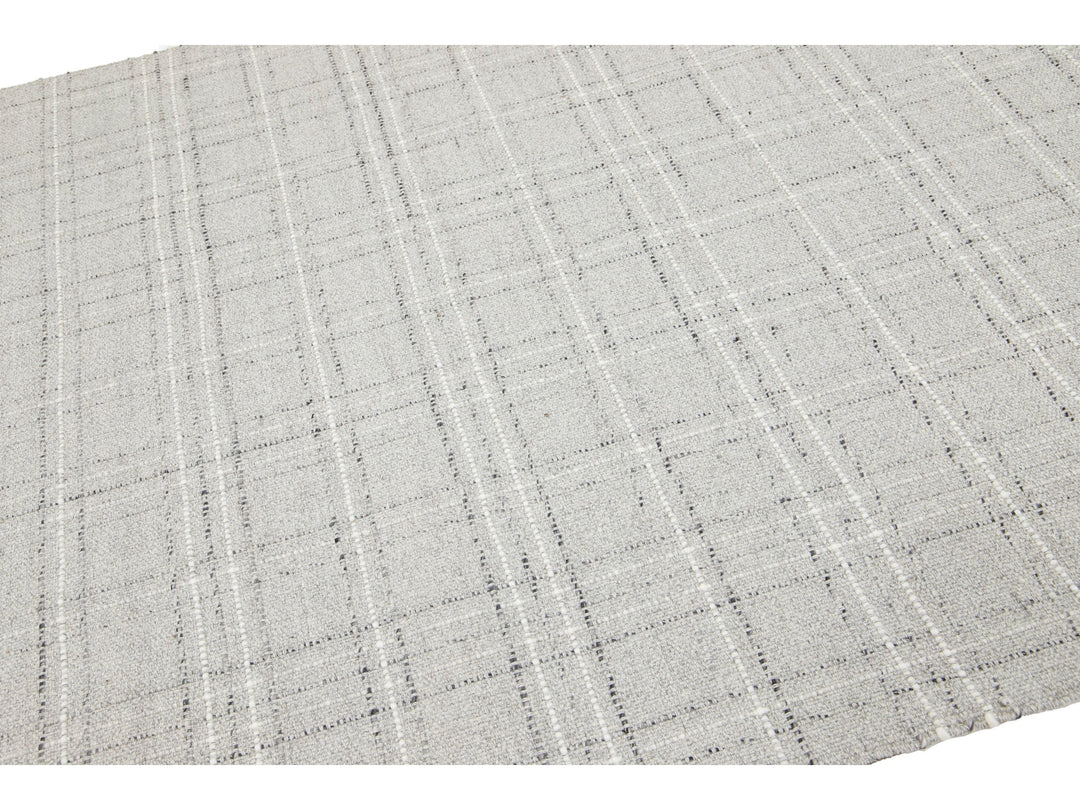 Modern Nantucket Collection Wool Rug 5 X 8