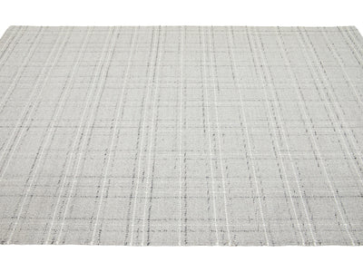 Modern Nantucket Collection Wool Rug 5 X 8