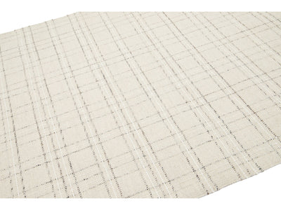 Modern Nantucket Collection Wool Rug 5 X 8