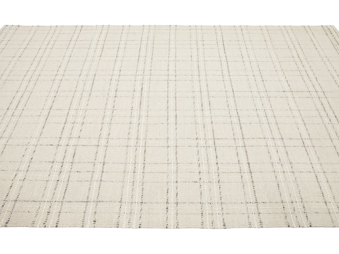 Modern Nantucket Collection Wool Rug 5 X 8