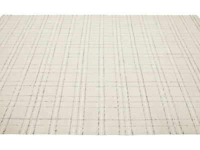 Modern Nantucket Collection Wool Rug 5 X 8