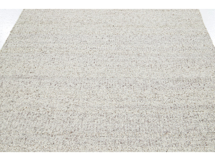 Modern Felted Wool Rug 5 X 8