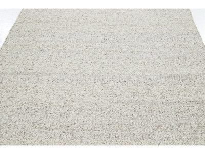 Modern Felted Wool Rug 5 X 8