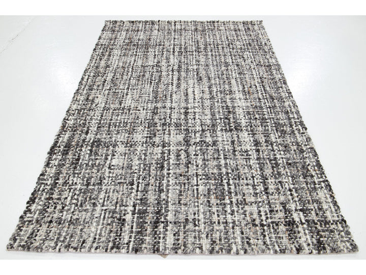 Modern Felted Wool Rug 5 X 8
