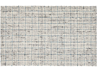 Modern Westport Collection Wool Rug 5 X 8