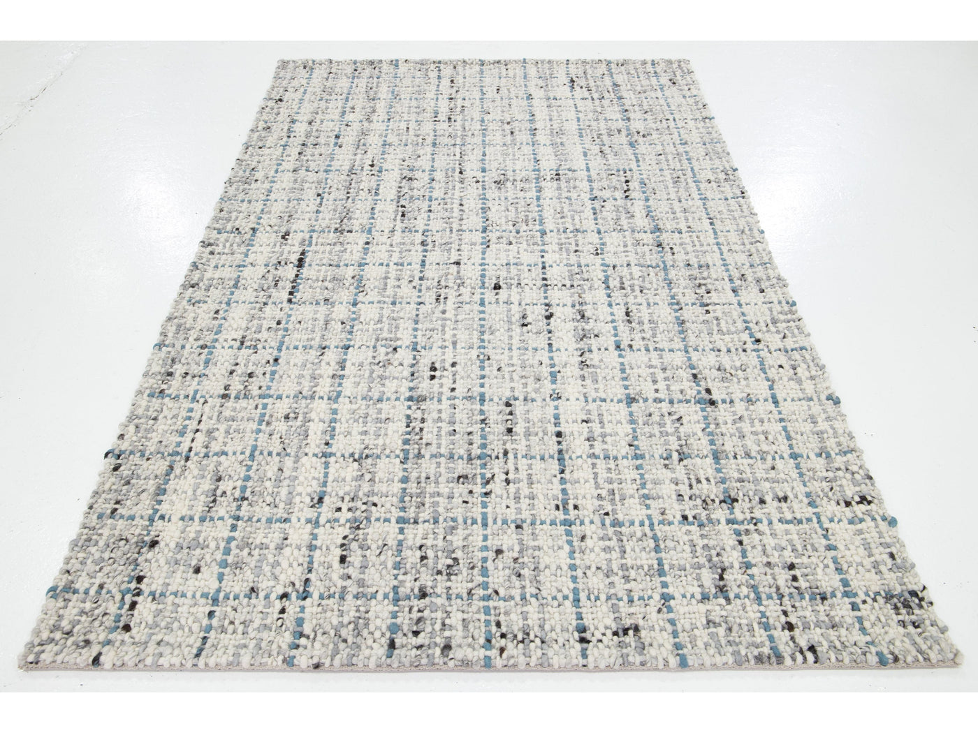 Modern Felted Wool Rug 5 X 8