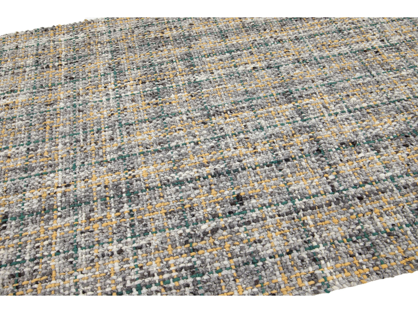 Modern Textured Wool Rug 5 X 8