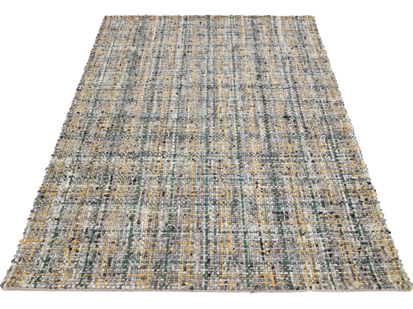 Modern Textured Wool Rug 5 X 8