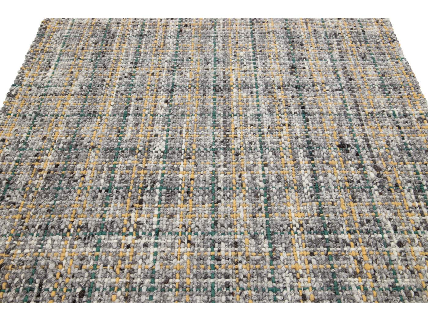 Modern Textured Wool Rug 5 X 8