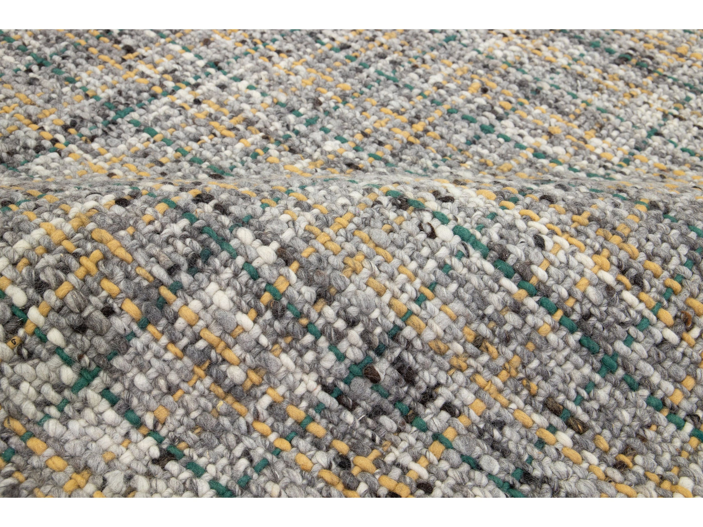 Modern Textured Wool Rug 5 X 8