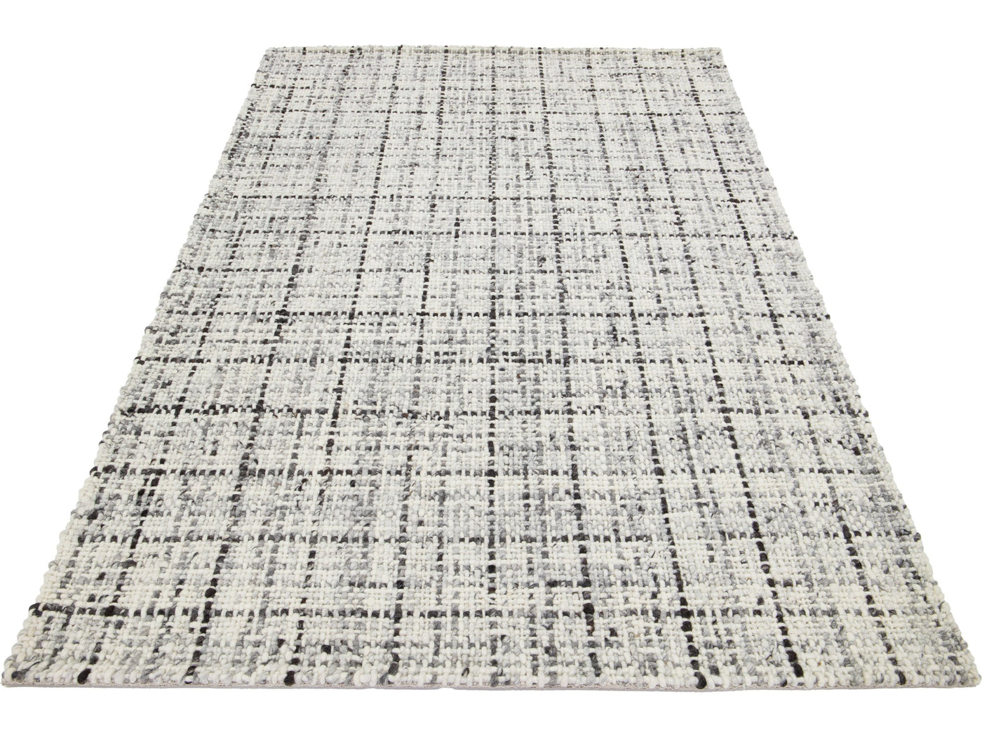 Modern Textured Wool Rug 5 X 8