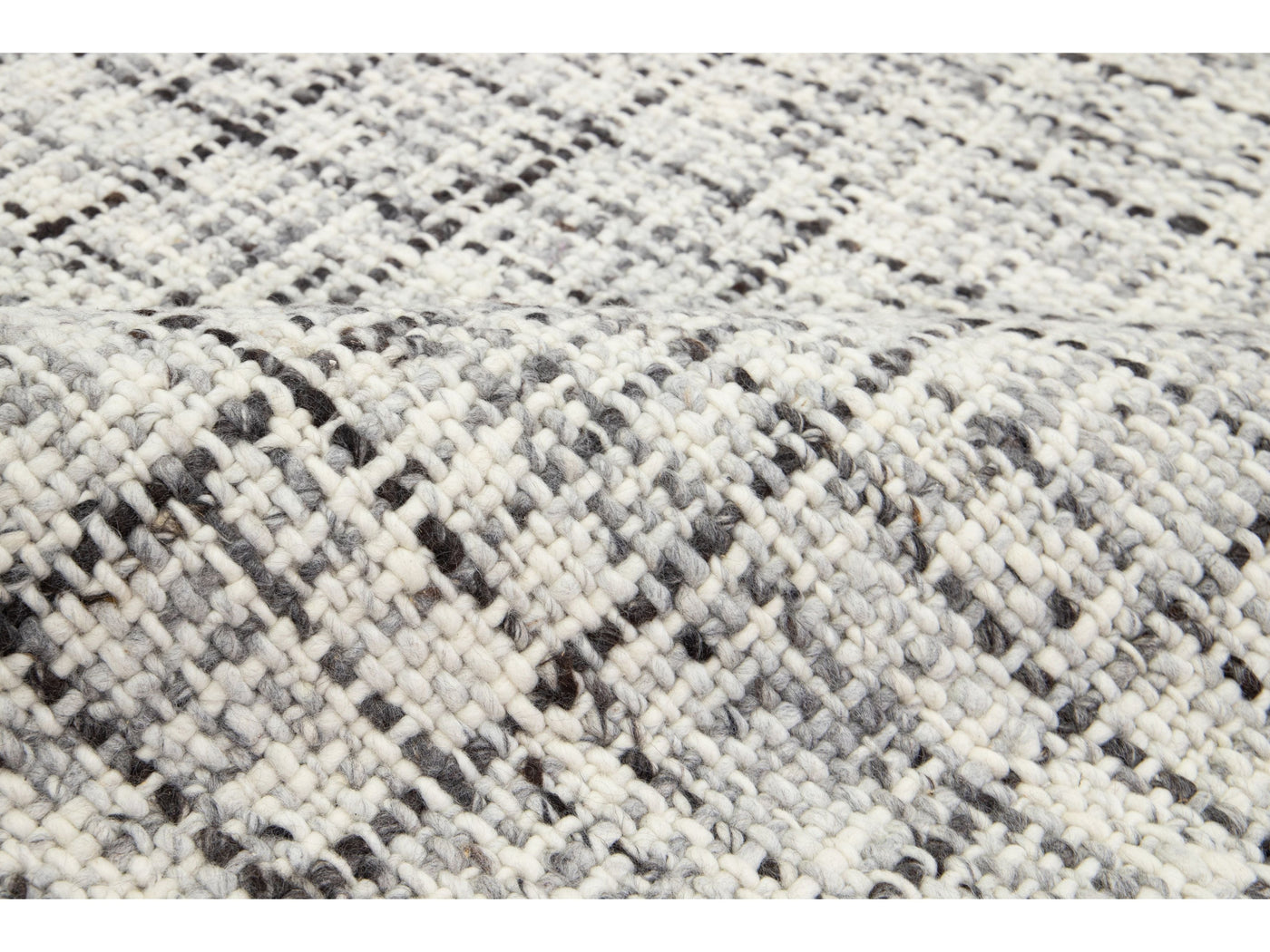 Modern Textured Wool Rug 5 X 8