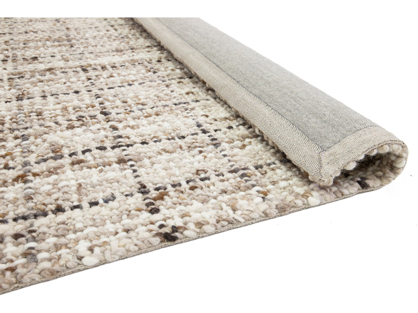 Modern Textured Wool Rug 5 X 8