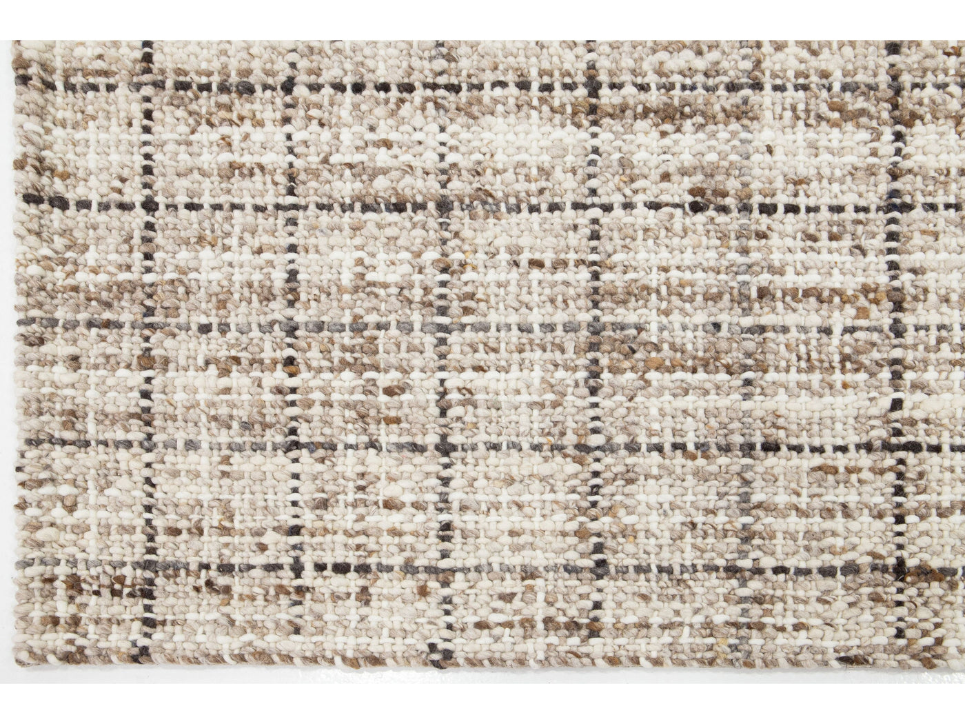 Modern Textured Wool Rug 5 X 8